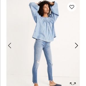 Madewell 9” High Rise Skinny Frankie Wash